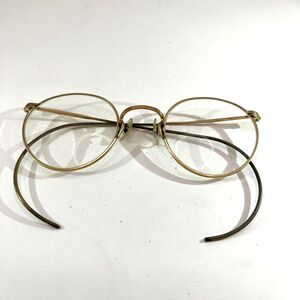 Art Craft Eyeglasses USA *READ* Designer Frames Only Gold 46-23